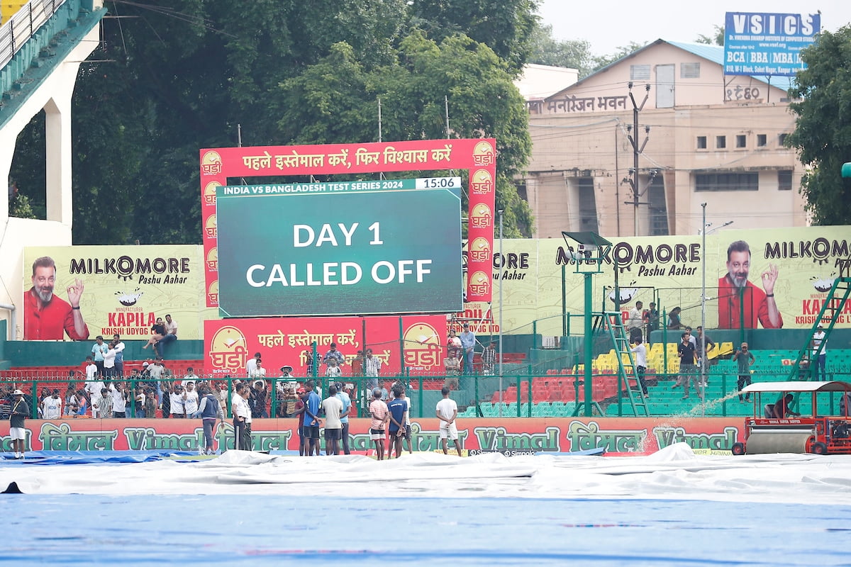 Akash Deep, R Ashwin Strike But Rain Takes The Win On Day 1 Of Kanpur Test