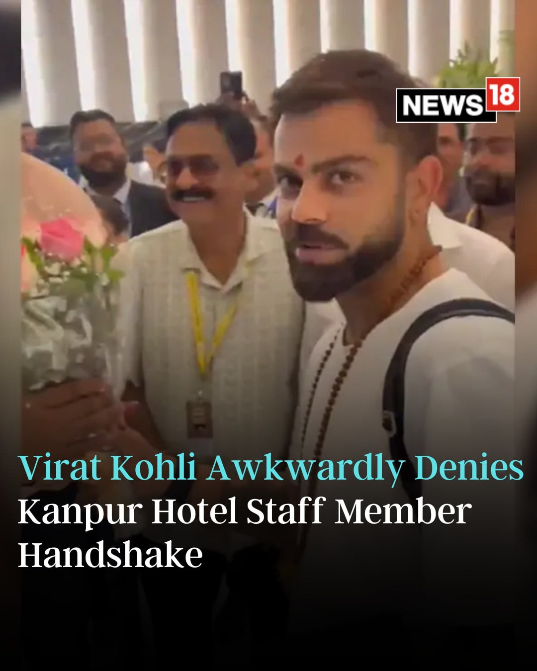 Talisman Indian batter Virat Kohli was noticed making his approach to his resort in Ka…
