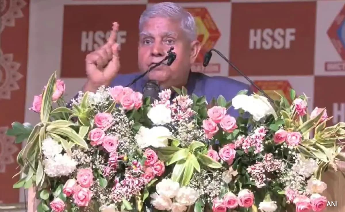 Vice President Jagdeep Dhankhar Raises Concern Over Religious Conversions As A Policy