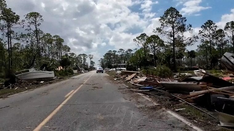 Video reveals in depth harm to Florida roofs, docks and boats in Helene aftermath