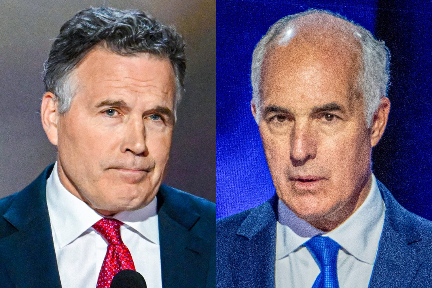 Bob Casey and Dave McCormick commerce private barbs in a bitter Pennsylvania Senate debate