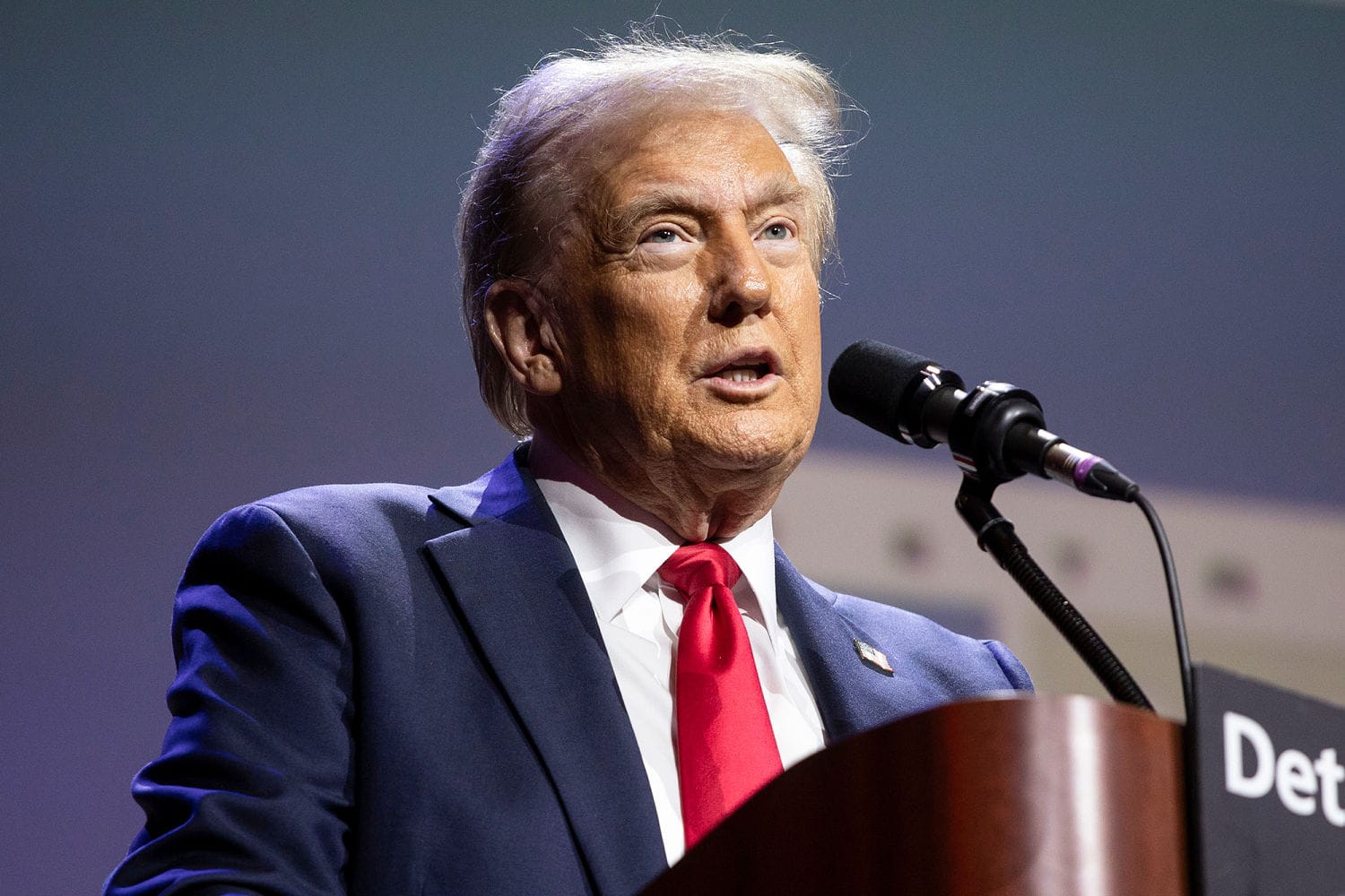 Trump says massive firms have ‘raped our nation’ in financial speech