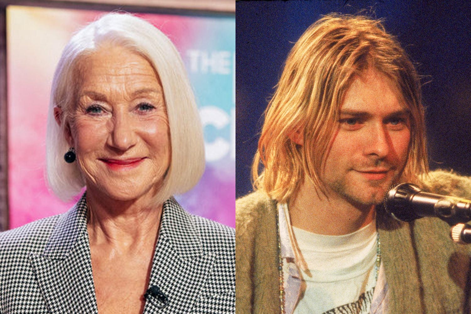 Helen Mirren says ‘it is so unhappy Kurt Cobain died when he did as a result of he by no means noticed GPS’