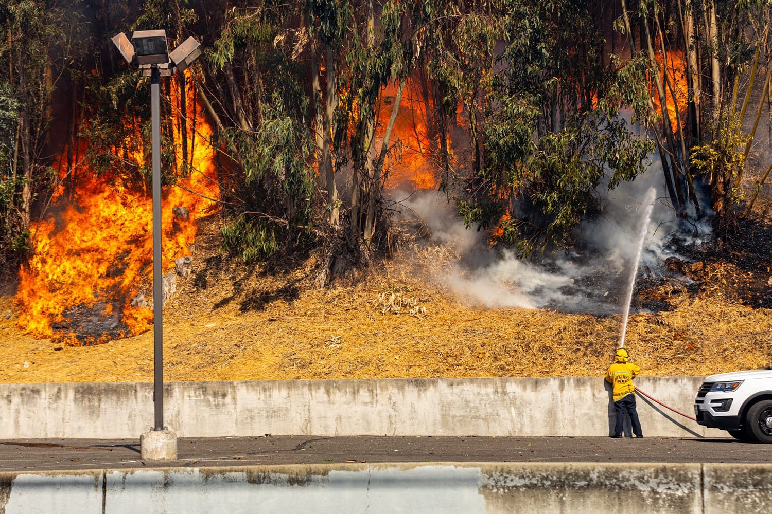 Oakland Hills fireplace in California damages 2 properties, sparks evacuations