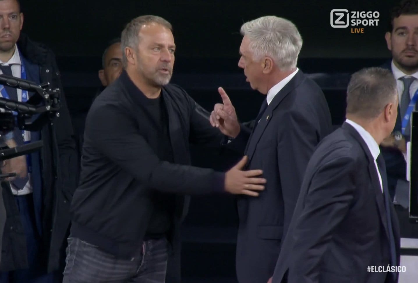Carlo Ancelotti claims Hansi Flick agreed with him over Barca coach row