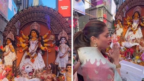 American lady shares how the ‘little Bengali woman’ in her felt whereas celebrating Durga Puja at Times Square | Trending
