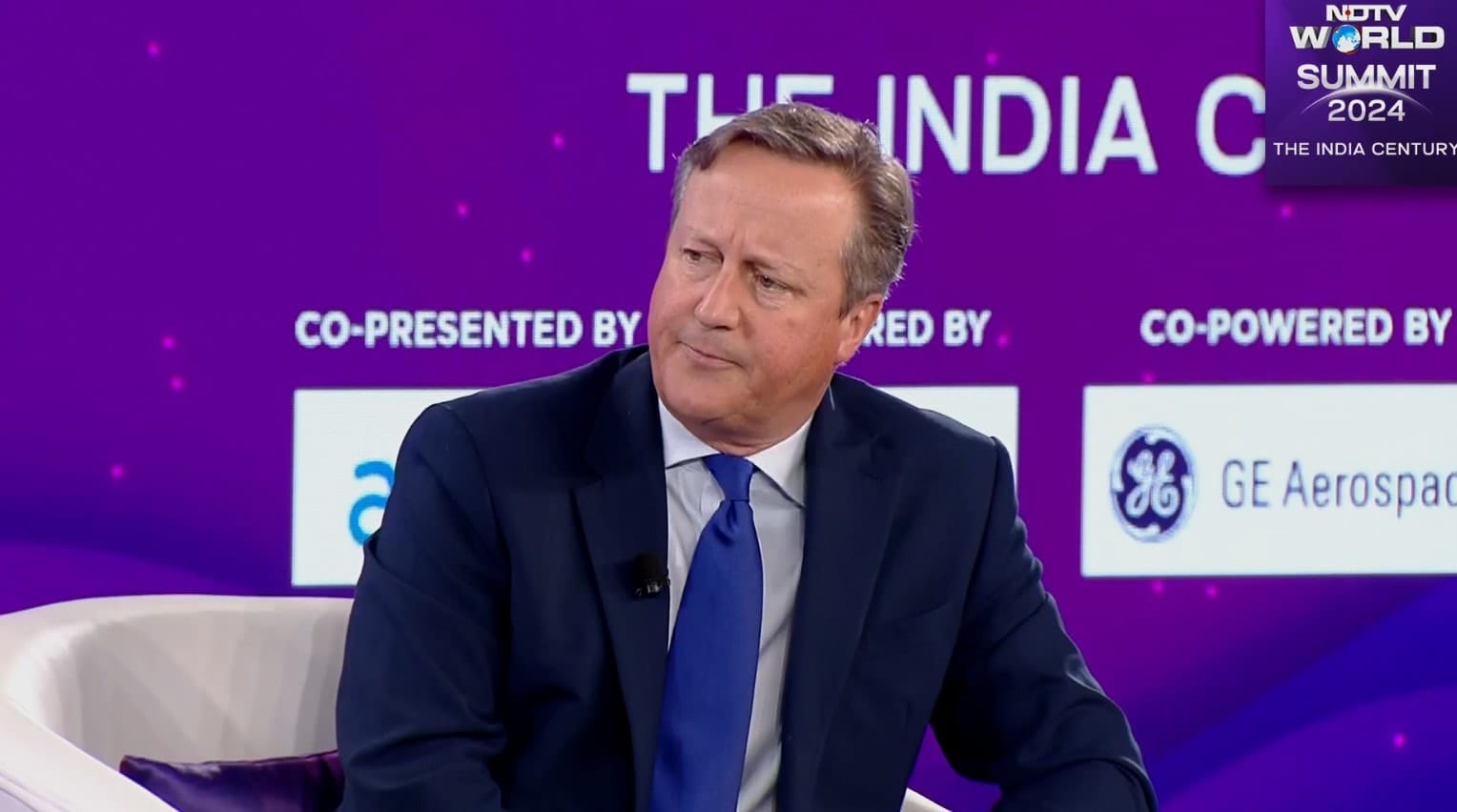 David Cameron At NDTV World Summit