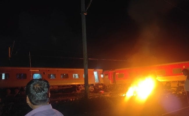 Express Train Collides With Goods Train In Tamil Nadu, 12 Coaches Derail