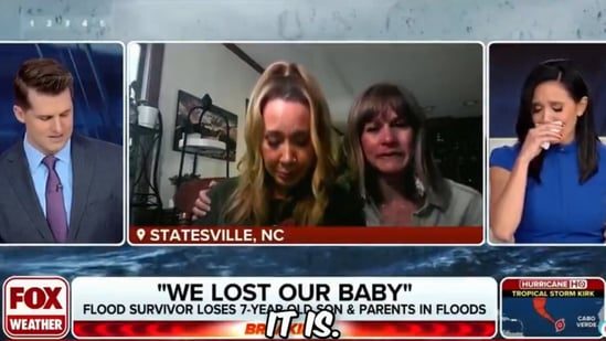 Fox climate anchor struggles to carry again tears on stay as a mom describes her son’s ultimate ‘screaming’