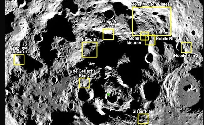 9 Potential Landing Sites On Moon Shortlisted