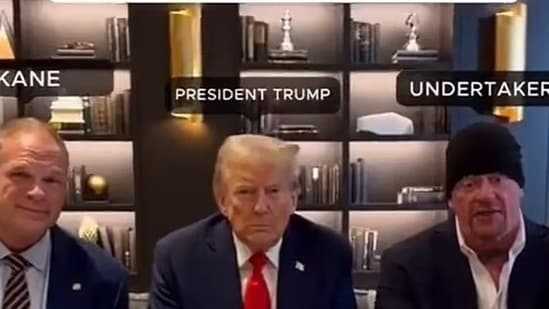 Donald Trump receives endorsement of WWE legends The Undertaker and Kane, shares TikTok video as trio mock Kamala Harris