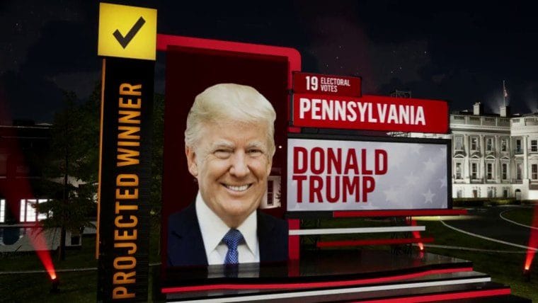 Trump wins battleground state Pennsylvania, NBC News tasks 