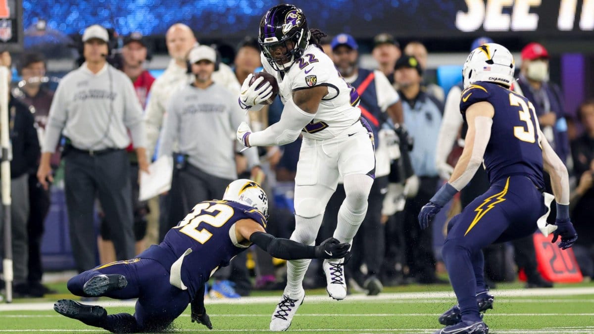 Baltimore Ravens 30, Los Angeles Chargers 23