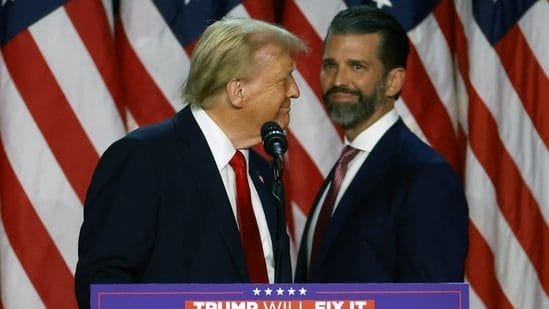 Donald Trump Jr. faces backlash for home violence joke in celebratory submit for father’s win