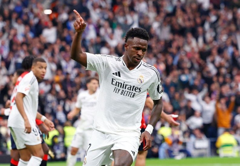 Hat-trick hero Vinicius Junior leads Real Madrid to much-needed La Liga victory towards Osasuna