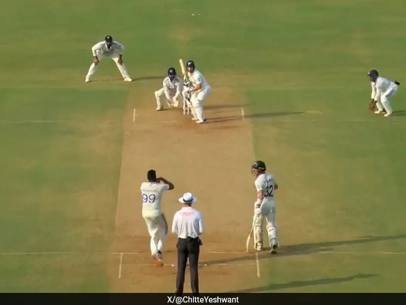 R Ashwin’s ‘Ball Of the Series’ That Stunned New Zealand Star Glenn Phillips. Watch