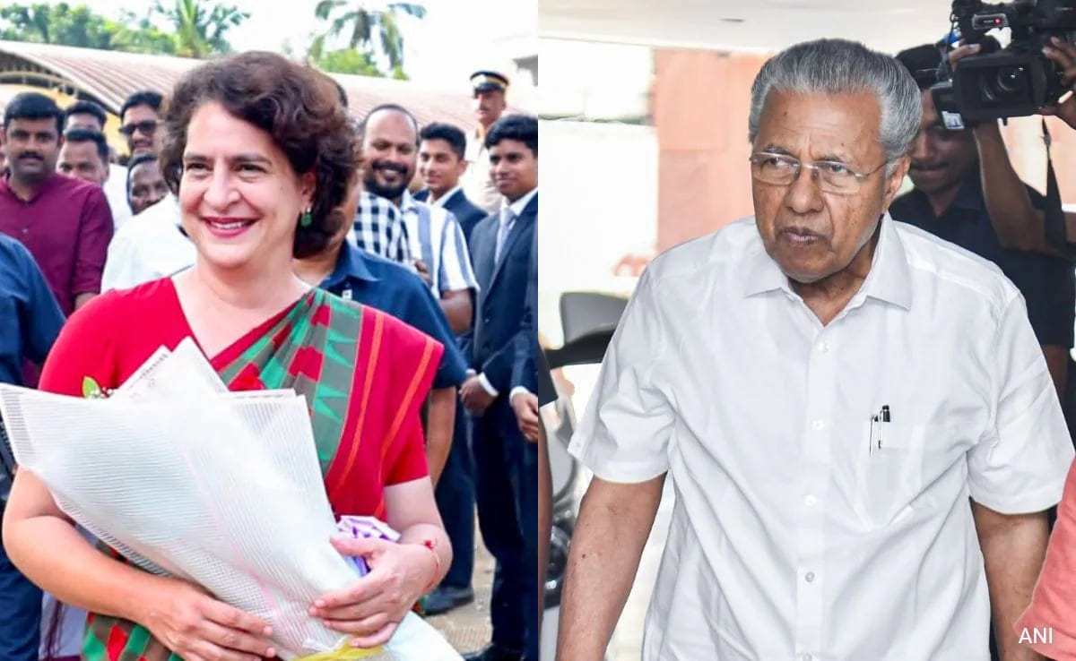Kerala Chief Minister Pinarayi Vijayan Alleges Priyanka Gandhi Vadra Contesting Wayanad Bypoll With Jamaat-E-Islami Support