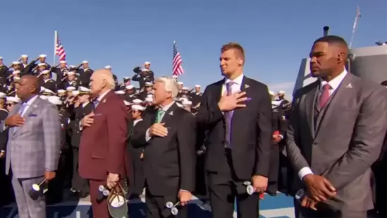 Michael Strahan breaks silence on nationwide anthem controversy after snapping at journalist, ‘I’ve nothing…’