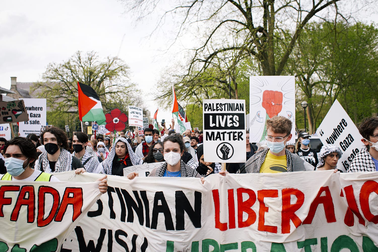 Pro-Palestinian college students sue University of Michigan over free speech points