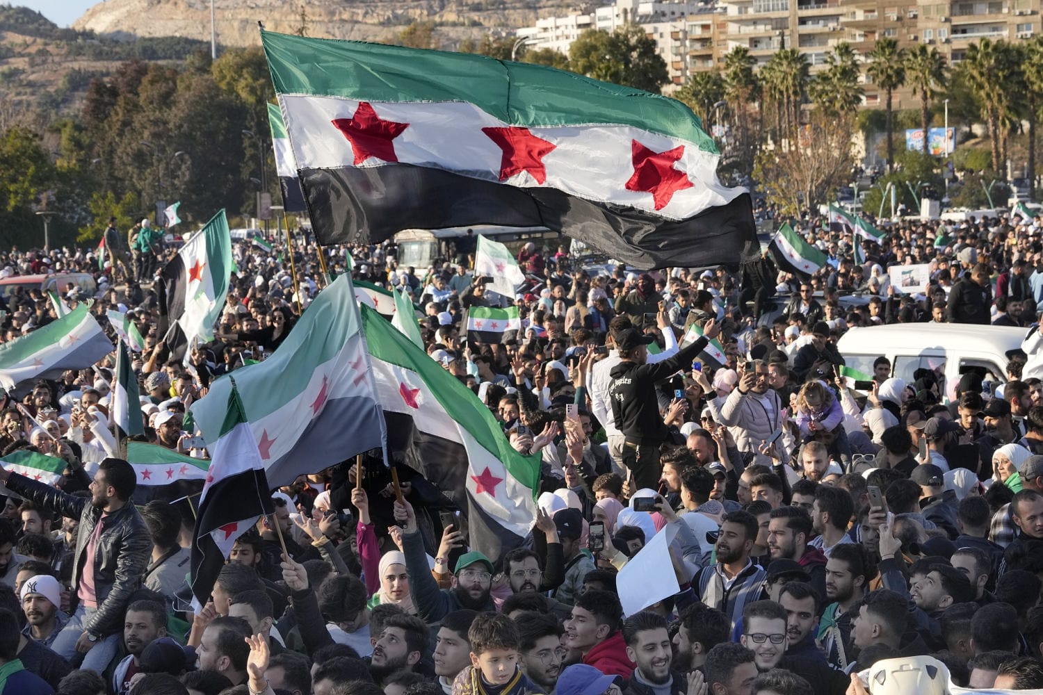 U.S. delegation arrives in Syrian capital for first conferences since Assad’s fall