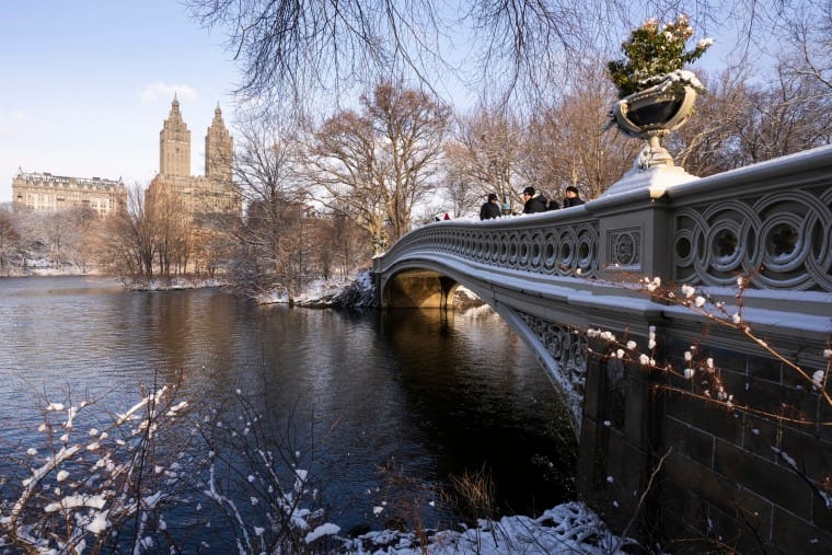 Wintry climate hits the Northeast on first day of the season