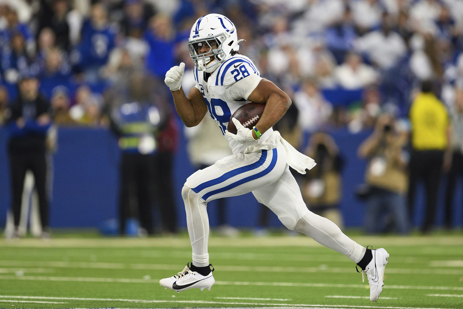 One week after almost fumbling the Colts’ playoff hopes, Jonathan Taylor saved them alive in Week 16