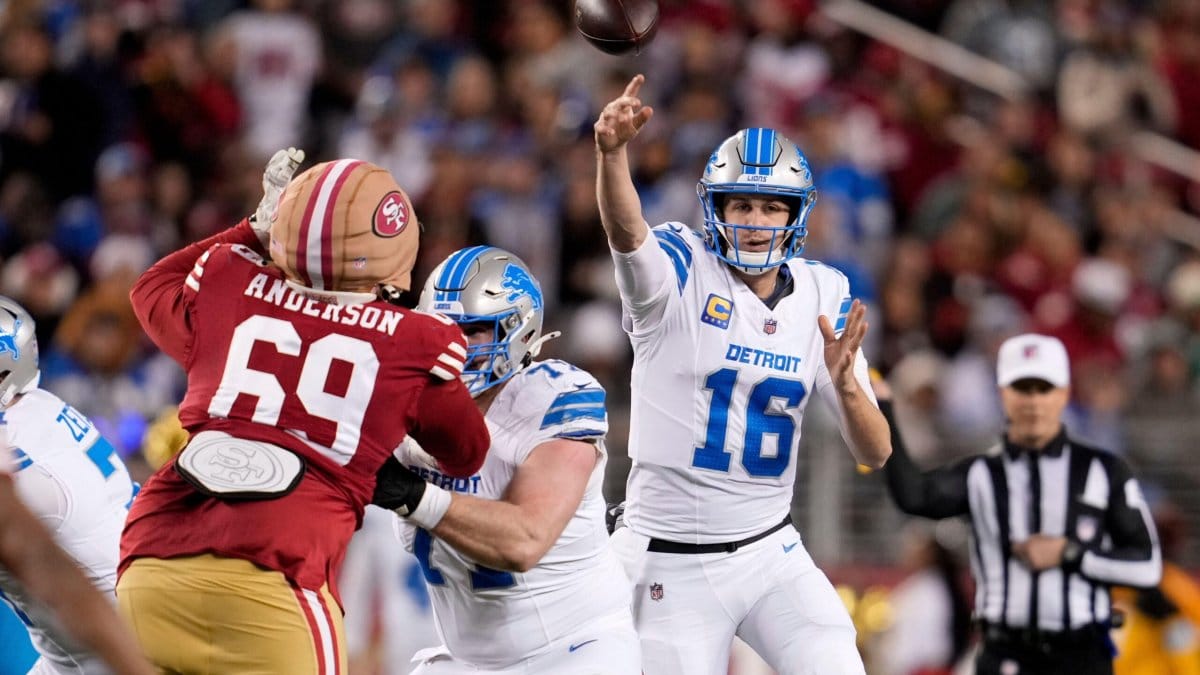 Detroit Lions 40, San Francisco 49ers 34