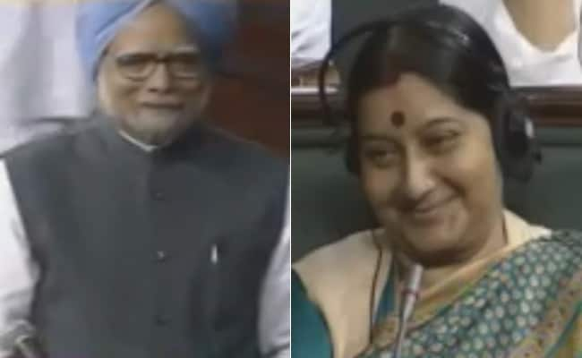 Manmohan Singh’s ‘Shayari Jugalbandi’ With Sushma Swaraj In Parliament