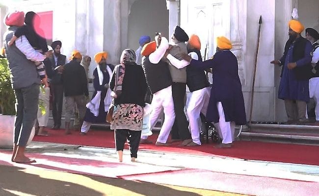 Man Fires At Akali Leader, Former Punjab Deputy Chief Minister At Golden Temple