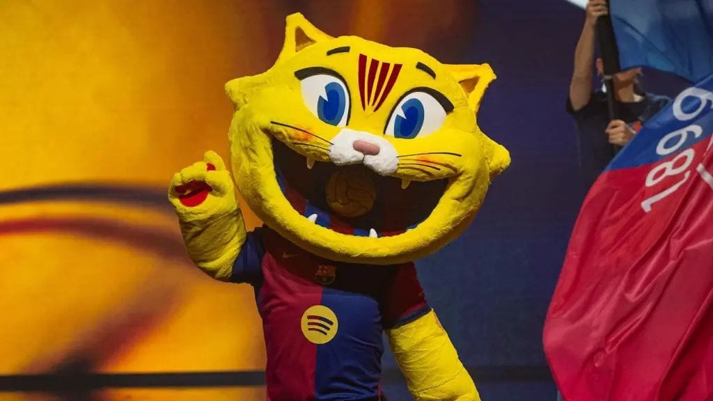 Image of Barcelona star Gavi goes viral with new ‘Cat’ mascot