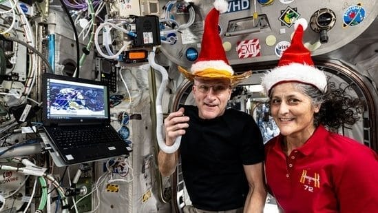 Sunita Williams turns Santa on International Space Station, prepares for Christmas in area | Trending