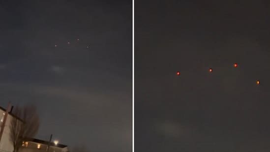 US residents baffled as mysterious drones and orbs seen in skies above New Jersey. See viral video