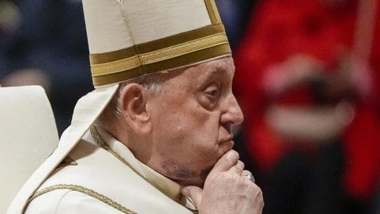 Pope Francis presides over ceremony for brand spanking new cardinals with broad bruise on his chin
