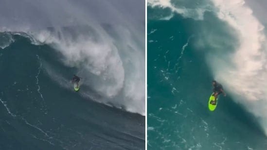 Surfer Ty Simpson-Kane survives terrifying wipeout at Peahi Beach on Maui’s North Shore, video goes viral: Watch