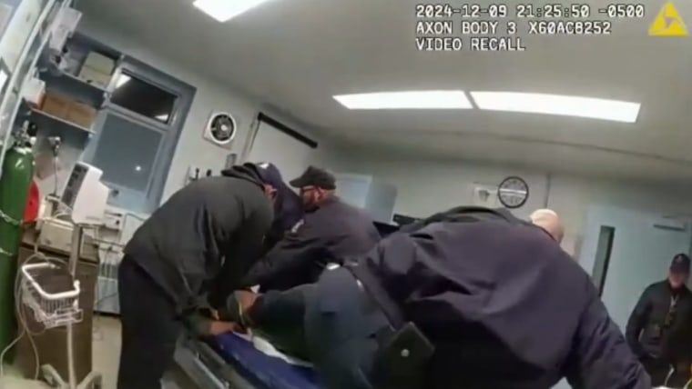 Bodycam movies present deadly beating of New York inmate by officers