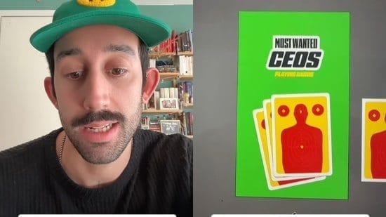 UnitedHealthcare taking pictures: After ‘needed’ CEO posters, trend model releases criminal-themed taking part in playing cards
