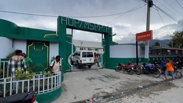 Armed males open fireplace on journalists at Haiti hospital reopening