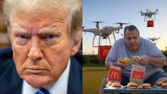 Donald Trump brutally mocks NJ Gov. Chris Christie over drone controversy with AI photograph