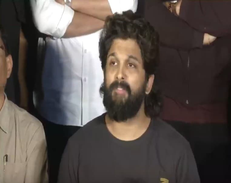 Actor Allu Arjun On Stampede Row