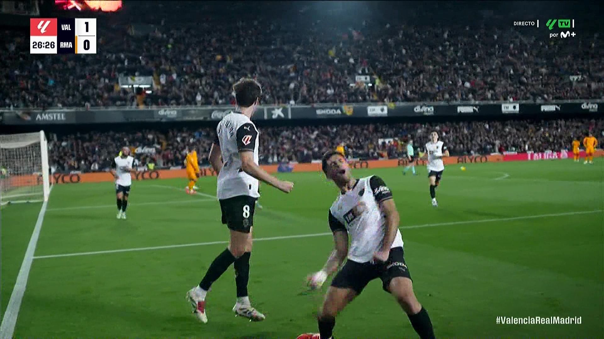 WATCH: Valencia take shock lead over Real Madrid with positive transfer