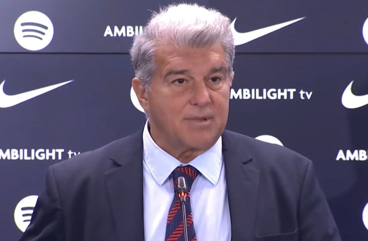Joan Laporta responds to Raphinha criticism and Ronald Araujo future