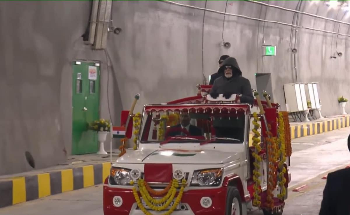 J&K’s 6.5-km Z-Morh Tunnel Inaugurated For All-Year Access To Sonamarg